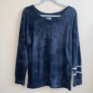 Planet Blue Tie Dye Sweatshirt Blue Life